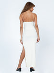 Princess Polly Scoop Neck  Haden Cut Out Maxi Dress White