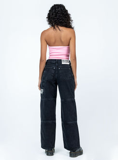 product Princess Polly High Waisted  The Ragged Priest Rider Jean Black