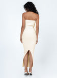 product Princess Polly Square Neck  Kalla Midi Dress Beige