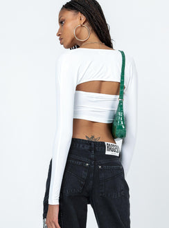 product Princess Polly Sleeveless Square Neck  Koslo Bolero Top White