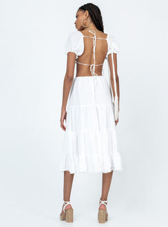 product Princess Polly Crew Neck  Danica Midi Dress White