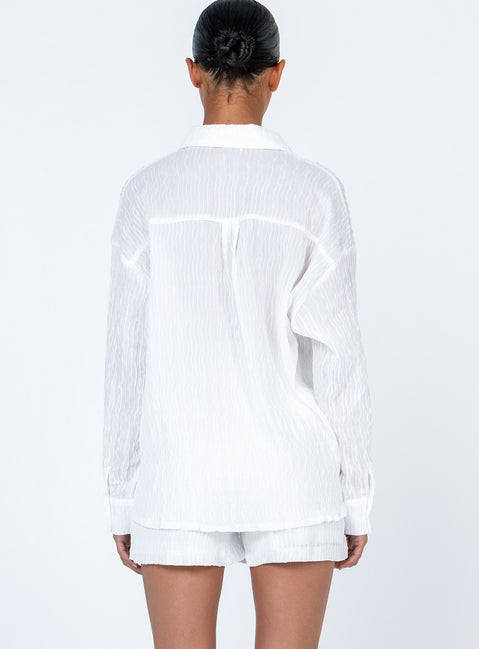 Kaitlyn 2 Piece Set White Texture