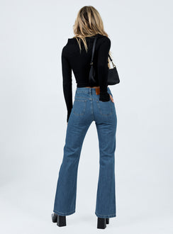 product Princess Polly High Waisted  Mostar Bootleg Denim Jeans