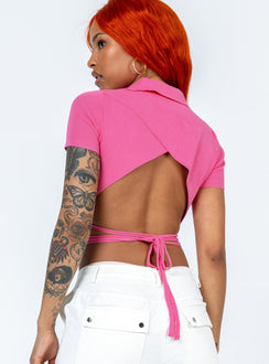 product Princess Polly Full Sleeves Square Neck  Reynolds Top Pink