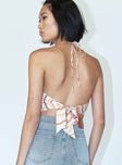 back view of model wearing Princess Polly Shae Top Multi 