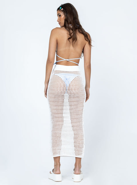 product Golda Crochet Maxi Skirt White Princess Polly  Midi Skirts 