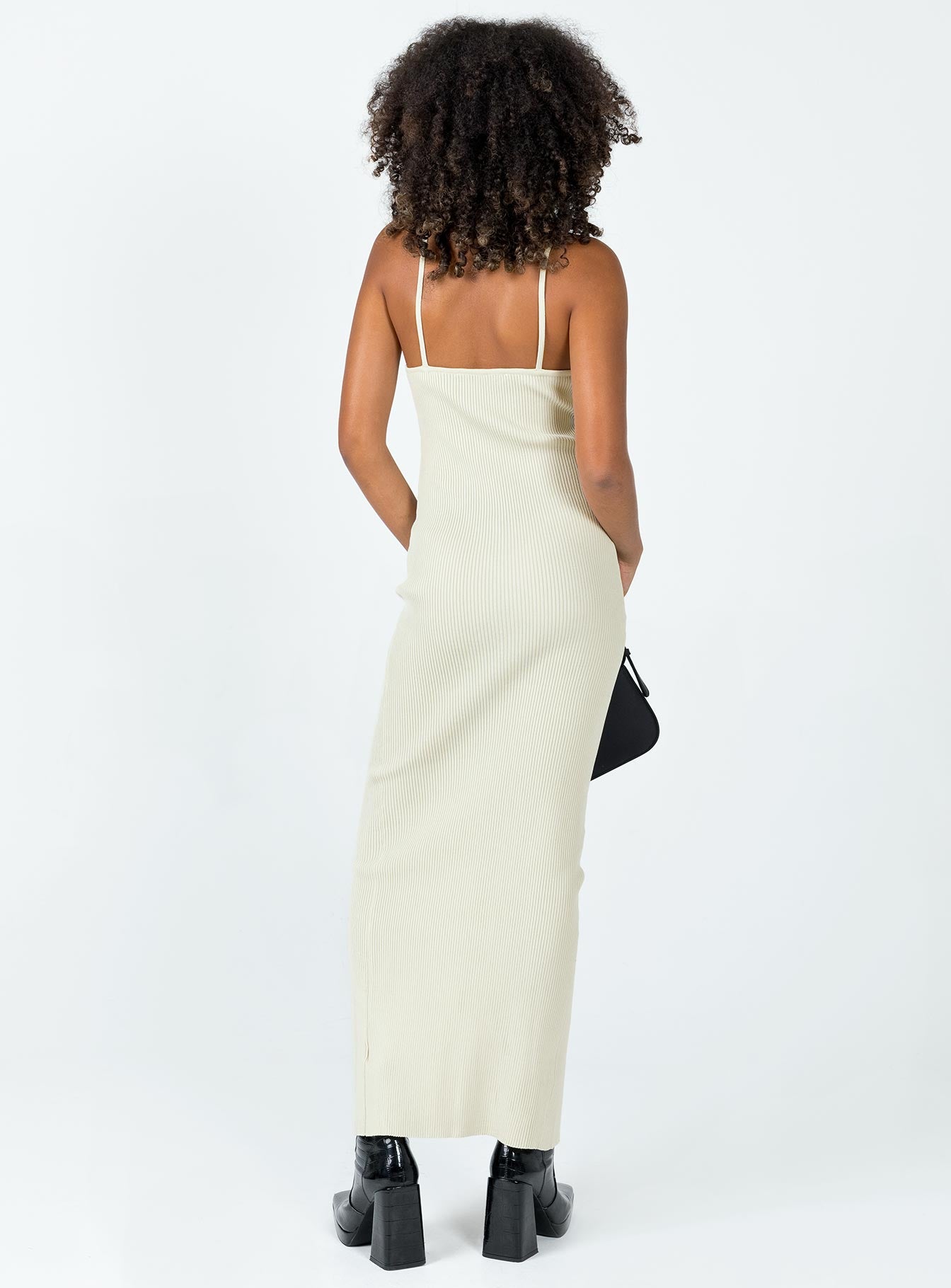 product Princess Polly Asymmetric Neckline  Casa Maxi Dress Cream