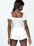 Alania Romper White