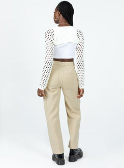 product Princess Polly  Adelaide Cargo Jeans Stone