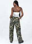 product Princess Polly  Fallout Mid Rise Cargo Pants Camouflage