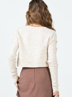 Swift Cardi Set Beige Cropped 
