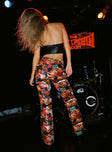 back view of model wearing Princess Polly Main Stage Low Rise Pants Multi 