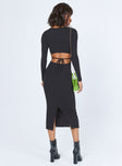 product Princess Polly Crew Neck  Nolan Midi Dress Black