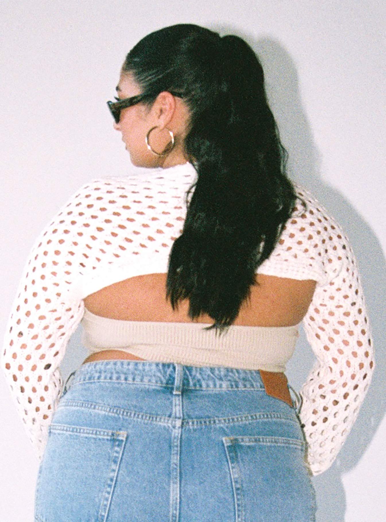 product Princess Polly Sleeveless Square Neck  Kallista Top Cream Curve