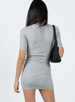 product Princess Polly High Neck  Navine Mini Dress Grey