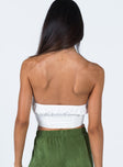 back view of model wearing Princess Polly Ryland Top White 