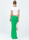 product Belle Knit Maxi Skirt Apple Green Princess Polly  Maxi 