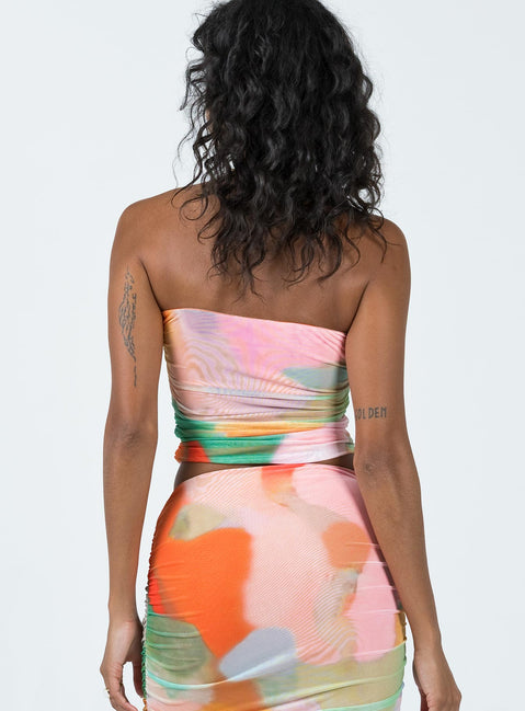 product Princess Polly Sleeveless High Neck  Balcatta Tube Top Multi