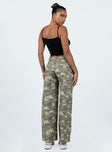 Princess Polly mid-rise  Ravenslea Cargo Pants Light Camouflage