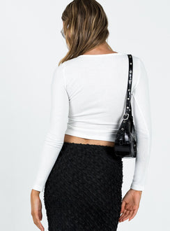 product Princess Polly Full Sleeves Square Neck  Mareeba Long Sleeve Top Ivory