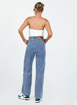 product Princess Polly High Waisted  Calcetto Wide leg Denim Jean