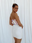 product Oscar Mini Skirt White Princess Polly  Mini Skirts 