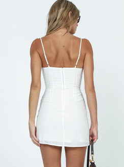 product Princess Polly Crew Neck  Selsey Mini Dress White