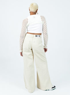 product Princess Polly High Waisted  The Ragged Priest Stone Sweeper Jean