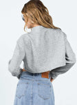 Dunn Sweater Grey Princess Polly  Cropped 