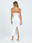 product Princess Polly High Neck  Talena Strapless Midi Dress White