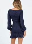 product Princess Polly High Neck  The Villa Mini Dress Navy