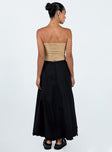 Empress Of Love Maxi Skirt Black Princess Polly  Maxi 