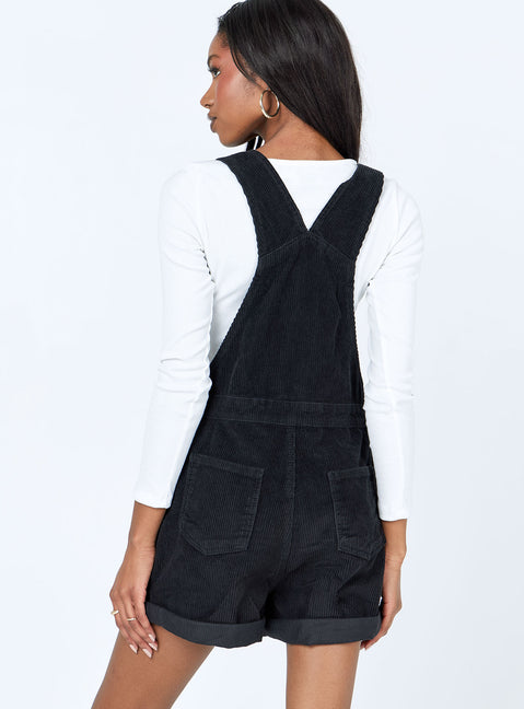 Kacey Short Overalls Black