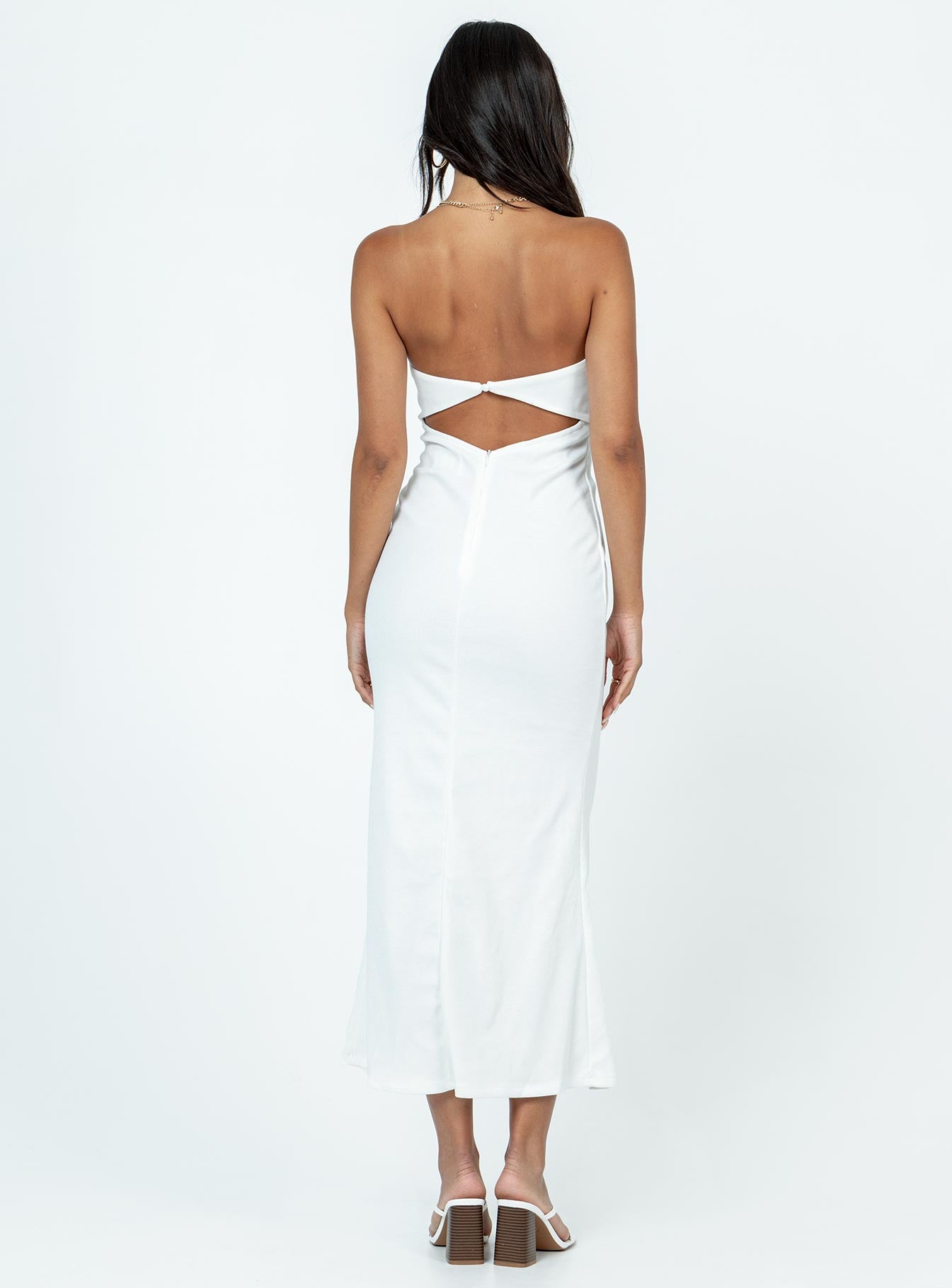 product Princess Polly Asymmetric Neckline  Carter Maxi Dress White