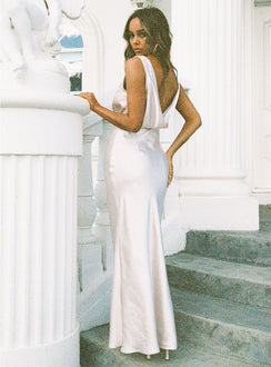 product Princess Polly High Neck  Allegra Maxi Dress Champagne