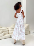 product Princess Polly Asymmetric Neckline  Alver Maxi Dress White Floral