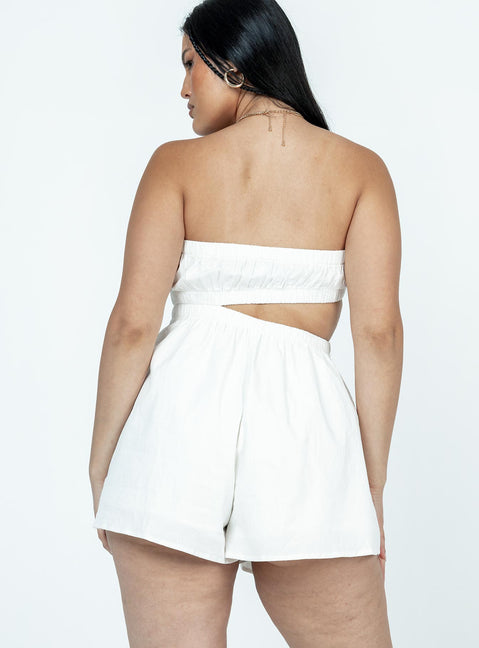 Mishelle Romper White
