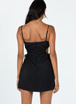 product Princess Polly Asymmetric Neckline  Hazel Cut Out Mini Dress Black