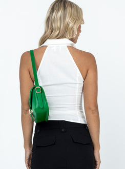 product Princess Polly Short Sleeves Square Neck  Annalisa Top Ivory