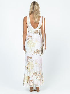 product Princess Polly Crew Neck  Cisco Maxi Dress White Multi