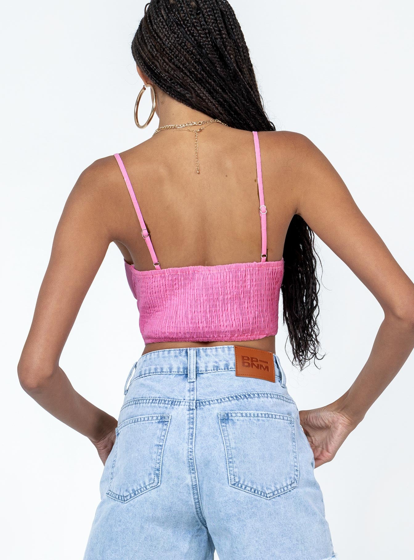 product Princess Polly Sleeveless Crew Neck  Sheri Top Pink