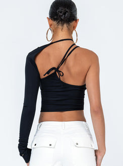 product Princess Polly Sleeveless High Neck  Ashbury Long Sleeve Top Black