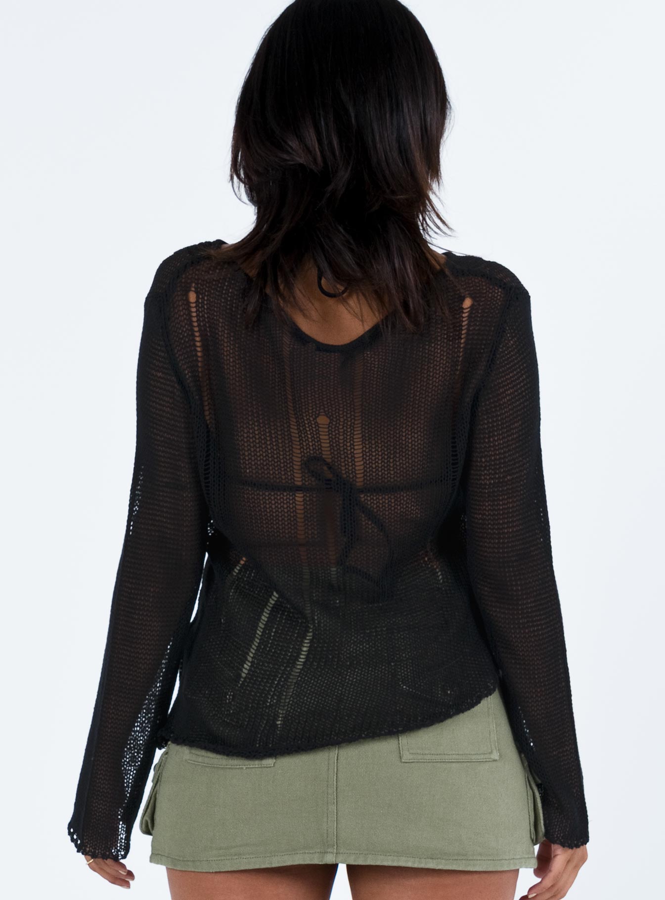 Sweeney Sweater Black Princess Polly  regular 