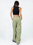 product Princess Polly Low Rise Pants Low Rise Pants Low Rise Pants  Fallout Mid Rise Cargo Pants Green