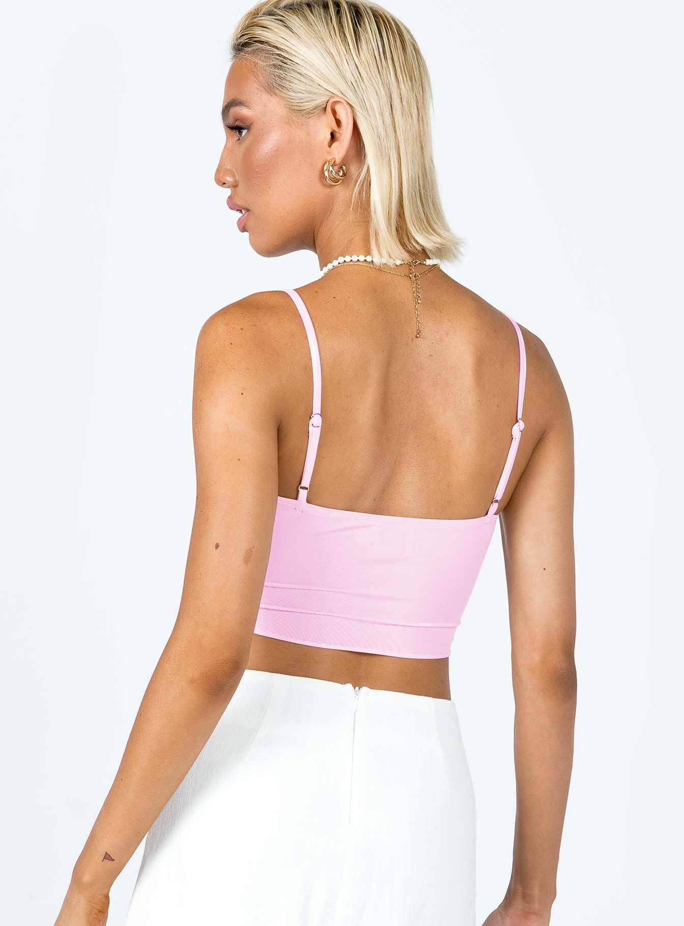 product Princess Polly Full Sleeves Square Neck  Killian Top Pink