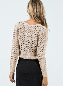 Dreya Cardigan Beige Long 