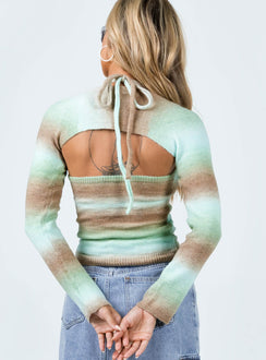 Coolara Sweater Green Princess Polly  Cropped 