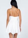 product Princess Polly Sweetheart Neckline  Barrett Mini Dress White