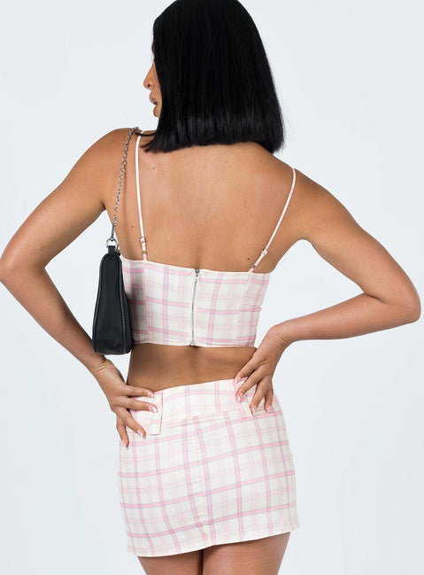 back view of model wearing Princess Polly Dayne Top Multi 