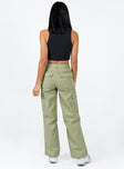 product Princess Polly Low Rise Pants Low Rise Pants Low Rise Pants  Fallout Mid Rise Cargo Pants Green